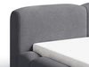 Polsterbett mit Bettkasten und Lattenrost 140x200 Aubi Dunkelgrau