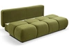 Schlafsofa mit Bettfunktion und Bettkasten Milet Grün