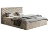 Polsterbett mit Bettkasten und Lattenrost 120x200 Esma Beige