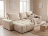 Ecksofa L-Form mit Schlaffunktion und Bettkasten Bresso Beige