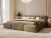 Polsterbett mit Bettkasten und Bettrost 140x200 Sweet Low Braun