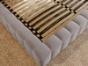 Polsterbett mit Bettkasten und Lattenrost 140x200 Rotto Hellgrau