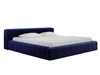 Polsterbett mit Bettkasten und Lattenrost 140x200 Lipari Blau