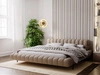 Polsterbett mit Lattenrost 140x200 Imagine Braun