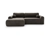 Ecksofa L-Form mit Schlaffunktion und Bettkasten Savana Links Grau