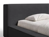 Polsterbett mit Bettkasten und Lattenrost 160x200 Mali Schwarz