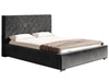 Polsterbett mit Bettkasten und Lattenrost 140x200 Tonale Dunkelgrau