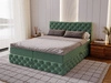 Boxspringbett mit Bettkasten 160x200 Canolo Grün
