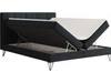 Boxspringbett mit Bettkasten 160x200 Vendi Schwarz