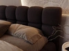 Polsterbett mit Bettkasten und Lattenrost 200x200 Modo aus Bouclé-Stoff Schwarz