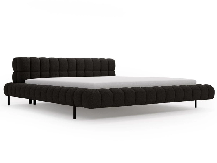 Polsterbett mit Lattenrost 140x200 Imagine Schwarz
