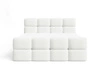 Boxspringbett mit Bettkasten 160x200 Rivon Creme