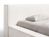 Polsterbett mit Bettkasten und Lattenrost 140x200 Mali Creme