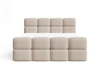 Boxspringbett mit Bettkasten 160x200 Rivon Beige