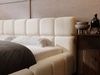 Polsterbett mit Bettkasten und Lattenrost 140x200 Alicante Beige