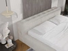 Polsterbett mit Bettkasten und Lattenrost 180x200 Lipari Beige
