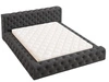 Polsterbett mit Bettkasten und Lattenrost 180x200 Palini Schwarz