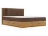Boxspringbett mit Bettkasten 140x200 Forest Braun