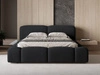 Polsterbett mit Bettkasten und Lattenrost 180x200 Aubi Schwarz