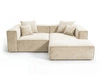 Ecksofa L Rechts Vellaro Creme