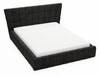 Polsterbett mit Bettkasten und Lattenrost 180x200 Paris Schwarz