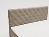 Boxspringbett mit Bettkasten 120x200 Lunaris Hellbraun