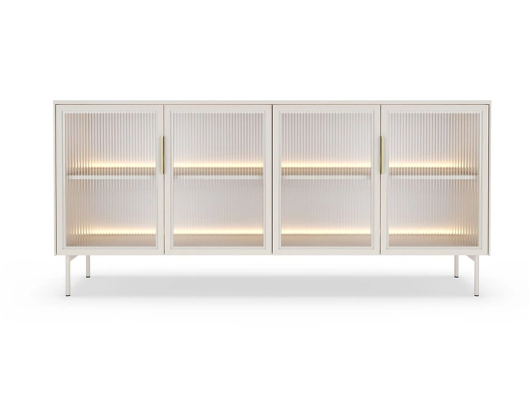 Kommode mit vier Türen Lumina Kaschmir