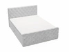 Boxspringbett mit Bettkasten 160x200 Lunaris Hellgrau