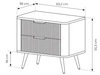 Nachtschrank Latina Beige