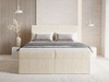 Boxspringbett mit Bettkasten 180X200 Brisa Beige