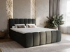Boxspringbett mit Bettkasten 160x200 Cloud Dunkelgrau