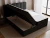 Boxspringbett mit Bettkasten 180x200 Maison Dunkelgrau