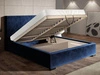 Polsterbett mit Bettkasten und Lattenrost 120x200 Toreto Beige