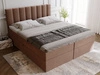 Boxspringbett mit Bettkasten 140x200 Mocca Braun