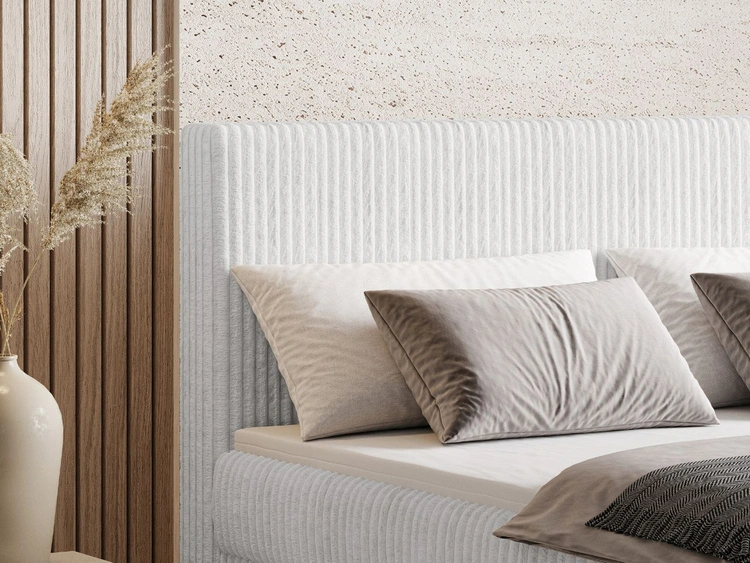 Boxspringbett mit Bettkasten 160X200 Brisa Grau