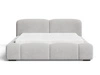 Polsterbett mit Bettkasten und Lattenrost 160x200 Aubi Grau