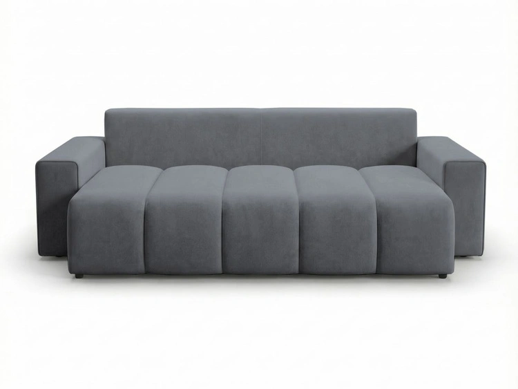 Schlafsofa mit Bettfunktion und Bettkasten Miro Dunkelgrau
