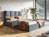 Polsterbett mit Bettkasten und Lattenrost 160x200 Malo Dunkelgrau