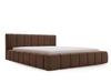Polsterbett mit Bettkasten und Lattenrost 140x200 Orio Braun