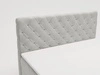 Boxspringbett mit Bettkasten 180x200 Lunaris Hellgrau