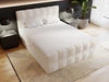 Boxspringbett mit Bettkasten 160x200 Bouclé-Stoff Alicante Beige