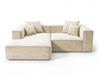 Ecksofa L Links Vellaro Creme
