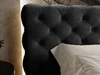 Polsterbett mit Bettkasten und Lattenrost 180x200 Apollo Schwarz