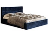 Polsterbett mit Bettkasten und Lattenrost 160x200 Lido Dunkelblau