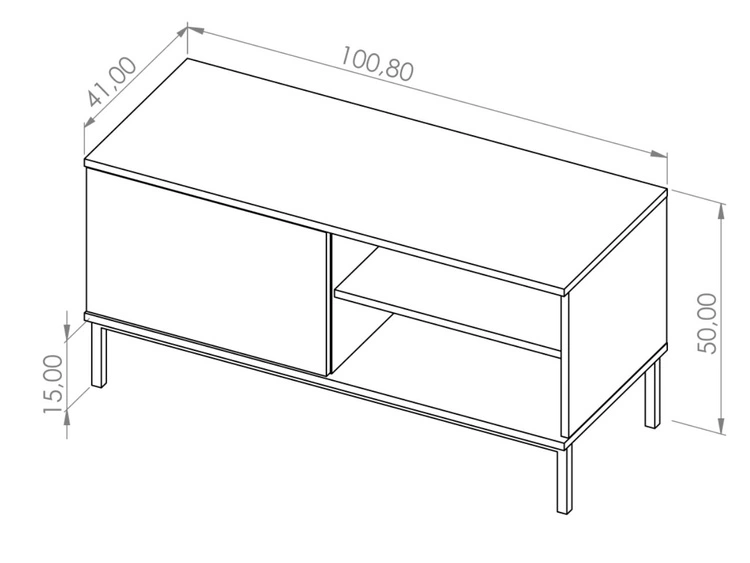Wohnzimmerset Soroko Hickory