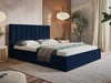 Polsterbett mit Bettkasten und Lattenrost 180x200 Sesto Dunkelblau