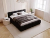 Polsterbett mit Bettkasten und Lattenrost 180x200 Cloud Low Schwarz