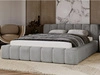 Polsterbett mit Bettkasten und Lattenrost 180x200 Ibiza Grau