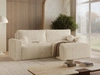 Ecksofa L-Form mit Schlaffunktion und Bettkasten Aurora Beige