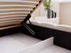 Polsterbett mit Bettkasten und Lattenrost 180x200 Cloud Low Beige